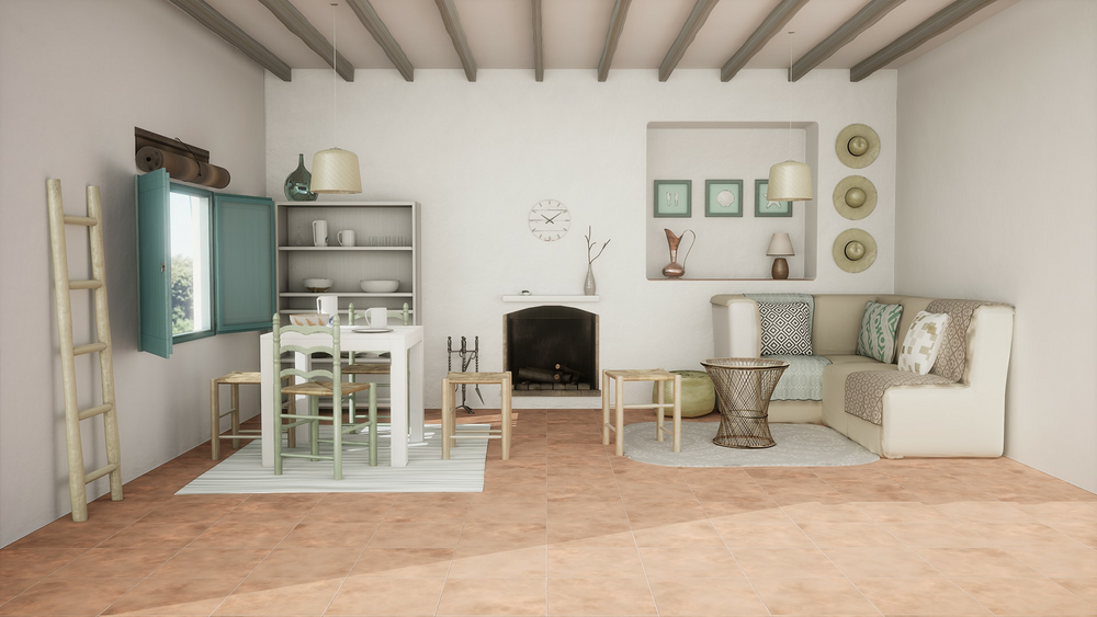 Mediterranean Rustic Interior 