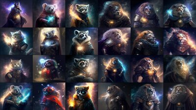 Galaxy Dust - Fantasy Animals 2 - FPS / RPG / Icon Bundle 