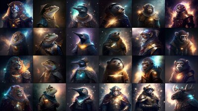 Galaxy Dust - Fantasy Animals 2 - FPS / RPG / Icon Bundle 