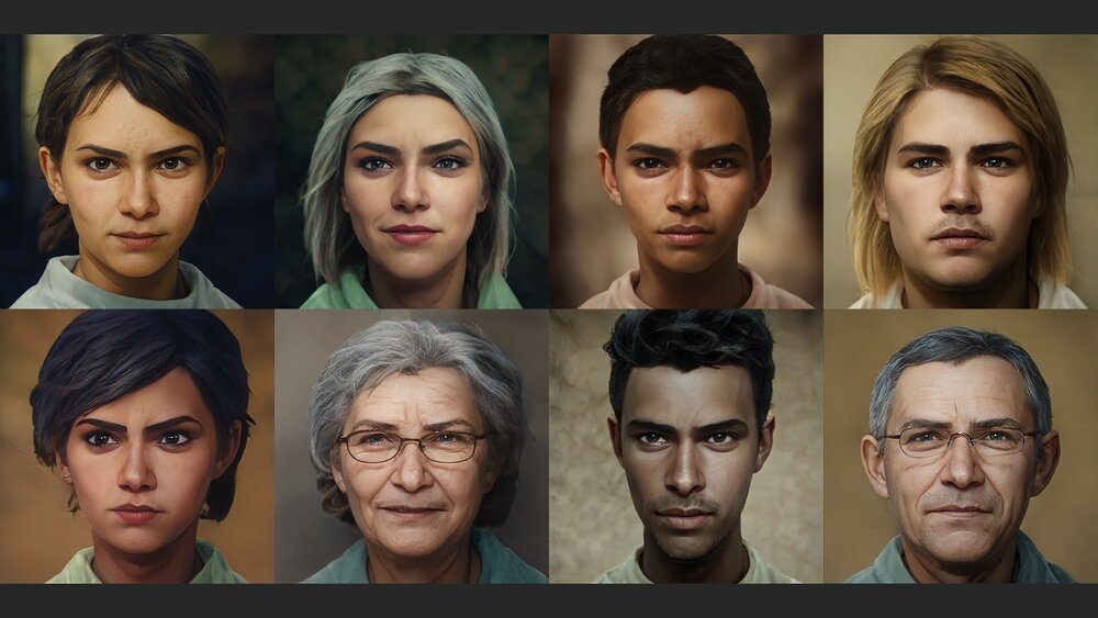 150 Avatar Portraits 