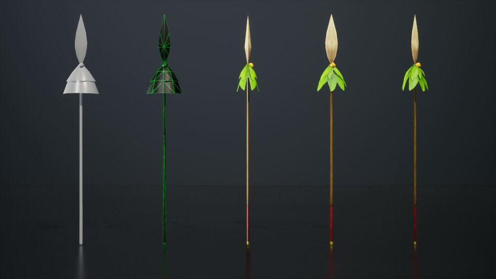 Hand-Painted Low-Poly Fantasy Weapons VOL.01 