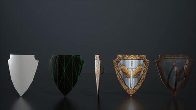 Hand-Painted Low-Poly Fantasy Weapons VOL.01 