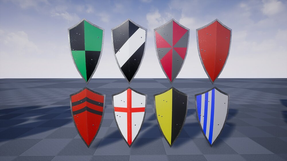 Weapons Series - Shields - Mini Pack 