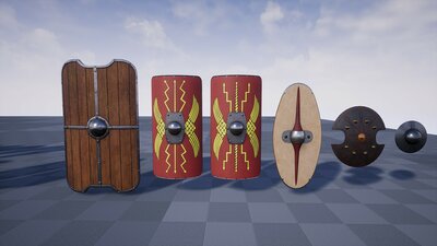 Weapons Series - Shields - Mini Pack 