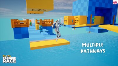 Parkour Race - Multiplayer Blueprint Game Template - Platformer - By Kekdot 