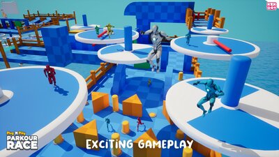 Parkour Race - Multiplayer Blueprint Game Template - Platformer - By Kekdot 