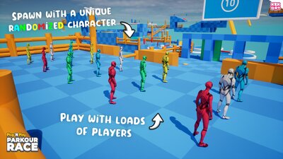 Parkour Race - Multiplayer Blueprint Game Template - Platformer - By Kekdot 