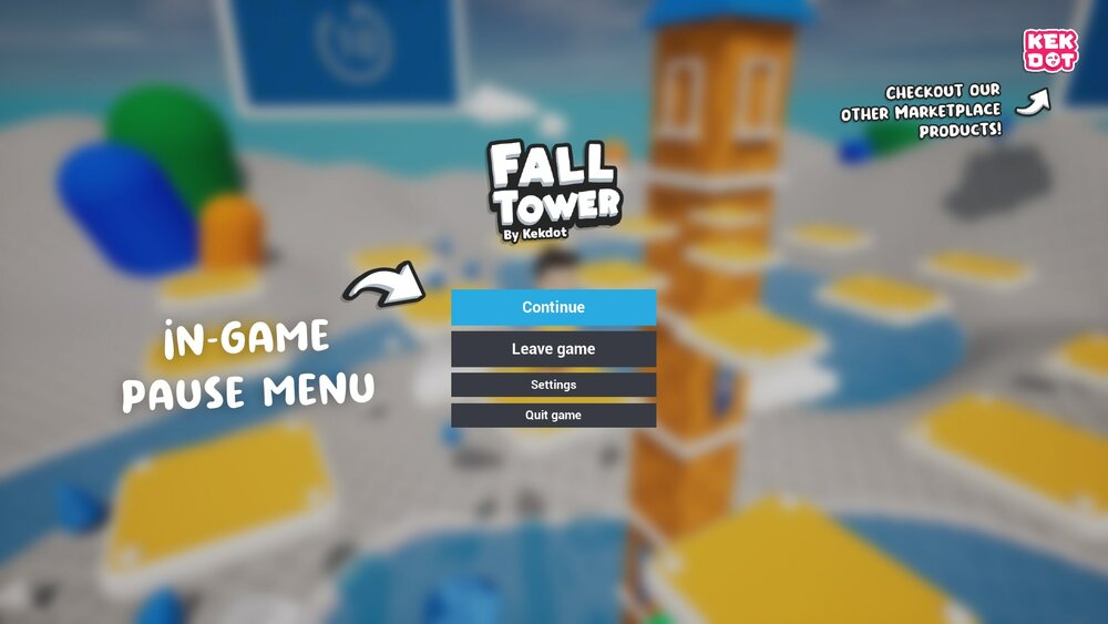 FallTower - Multiplayer Blueprint Game Template - Platformer - By Kekdot 