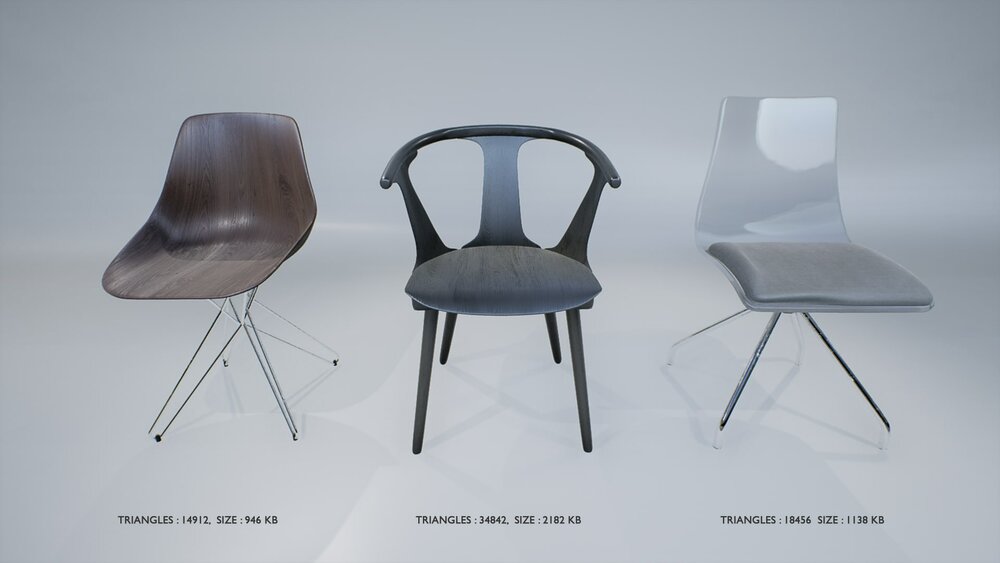 Contemporary Modern Chairs Pack 