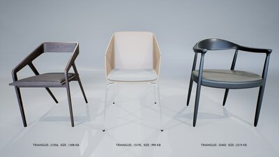 Contemporary Modern Chairs Pack 