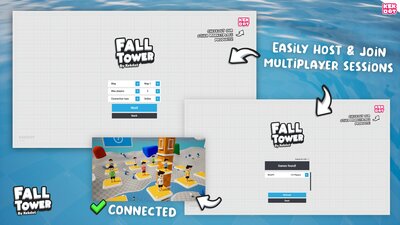 FallTower - Multiplayer Blueprint Game Template - Platformer - By Kekdot 