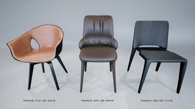 Contemporary Modern Chairs Pack 