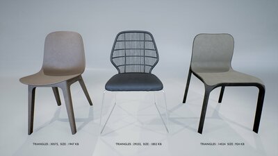 Contemporary Modern Chairs Pack 