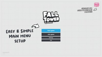 FallTower - Multiplayer Blueprint Game Template - Platformer - By Kekdot 