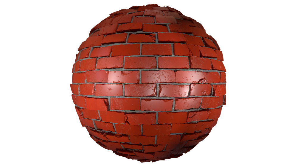 4K Realistic PBR 20 Pcs Brick Material Pack V2 