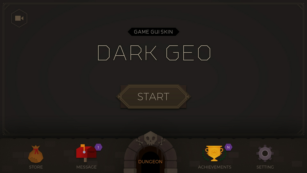 GUI Kit - Dark Geo 