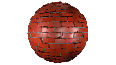 4K Realistic PBR 20 Pcs Brick Material Pack V2 