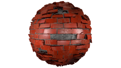 4K Realistic PBR 20 Pcs Brick Material Pack V2 