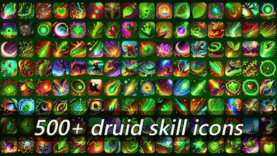 500+ druid skill icons 