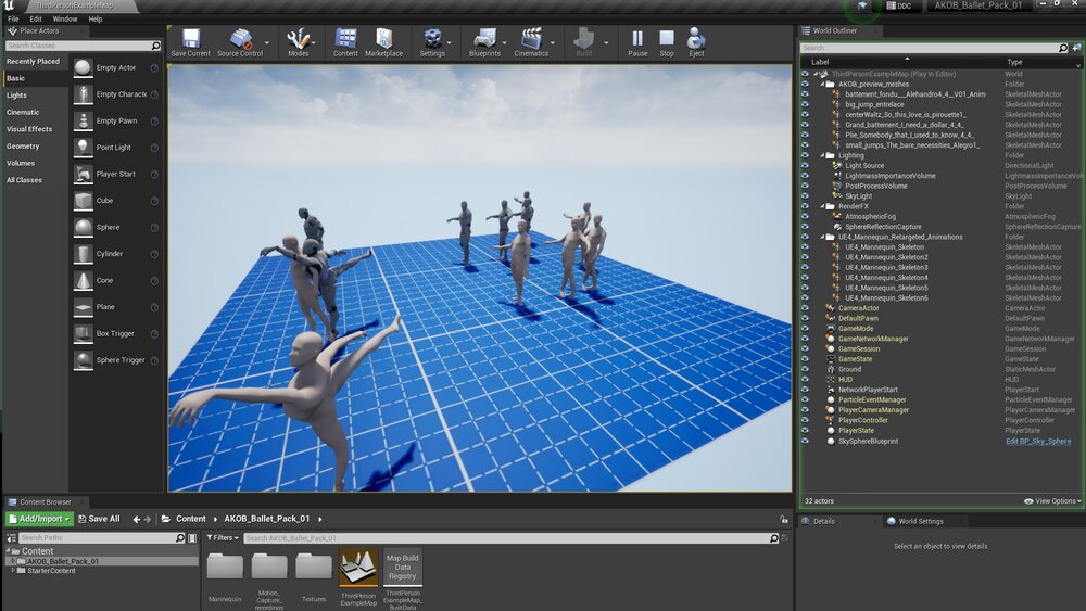 AKOB: Ballet Motion Capture Pack 01 