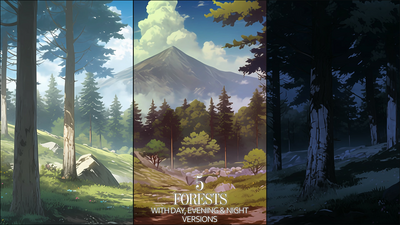 BACKGROUNDS. Fantasy set 