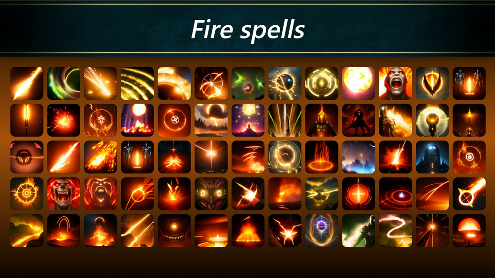 500 Skill/Ability Icons Volume 1 