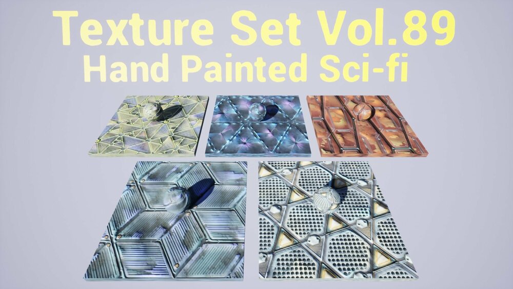 Sci-fi Vol.89 - Stylized Game Textures 