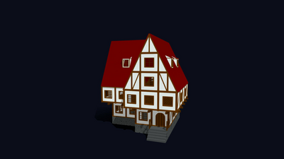 Modular House Pack - Low Poly Voxel Buildings 