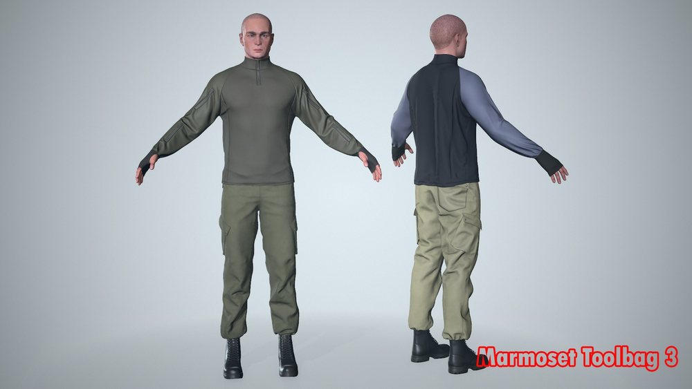 Military Clothing Style Man 