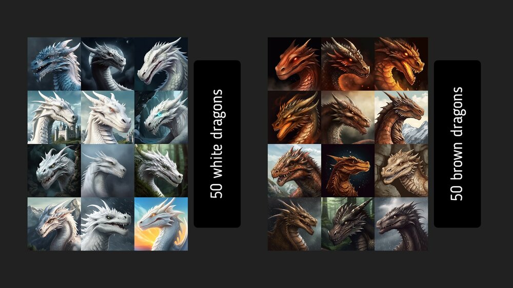 500 Dragon Avatars BIG SET 