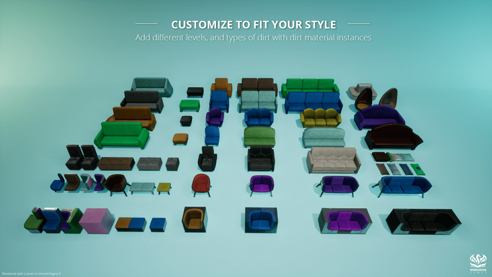 Customizable Chairs Vol. 4 - Sofas 