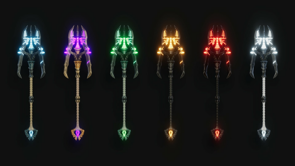 Stylized Staves - RPG Weapons 