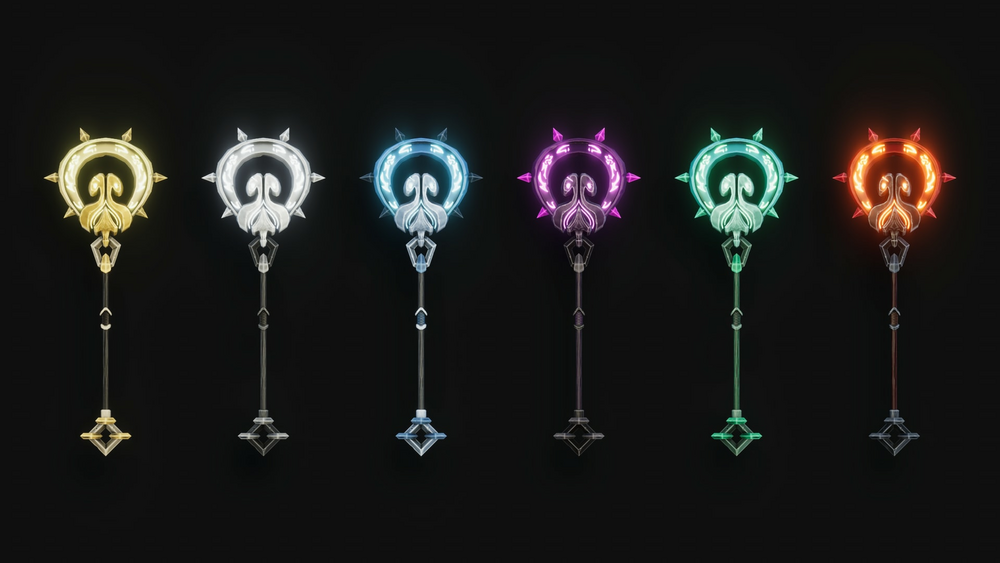 Stylized Staves - RPG Weapons 