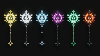 Stylized Staves - RPG Weapons 