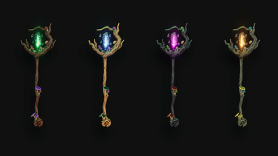 Stylized Staves - RPG Weapons 