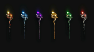 Stylized Staves - RPG Weapons 