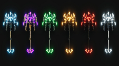 Stylized Staves - RPG Weapons 