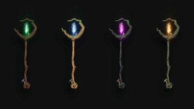 Stylized Staves - RPG Weapons 