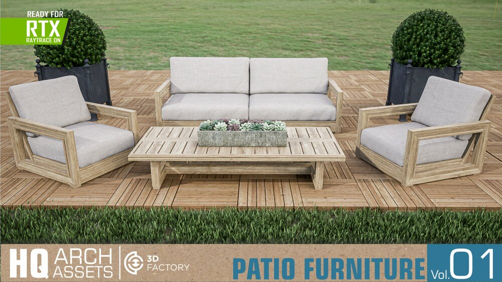 HQ Patio Furniture Vol.  1 