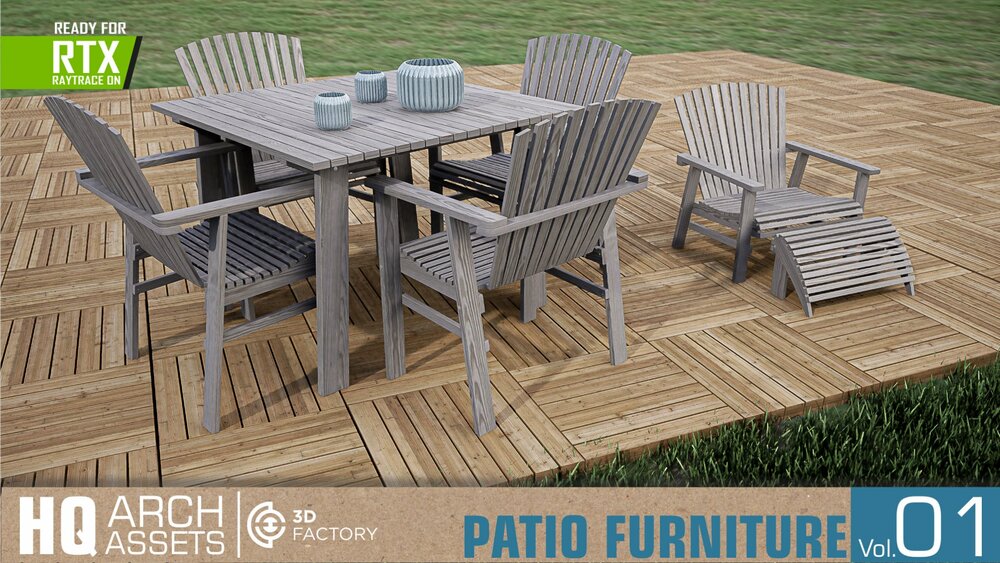 HQ Patio Furniture Vol.  1 