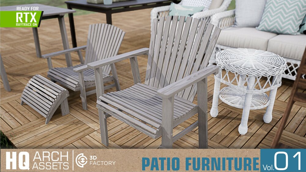 HQ Patio Furniture Vol.  1 