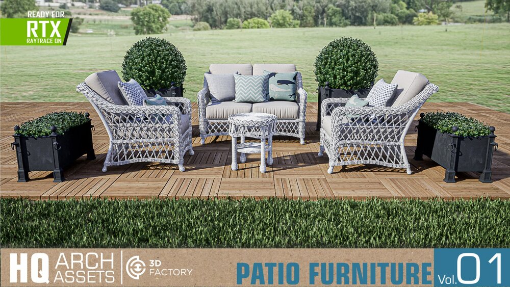 HQ Patio Furniture Vol.  1 