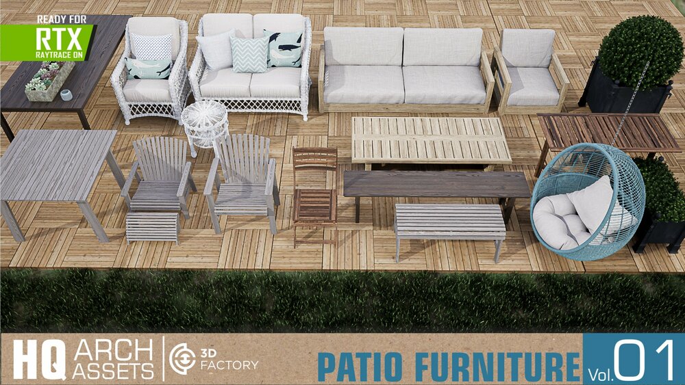 HQ Patio Furniture Vol.  1 