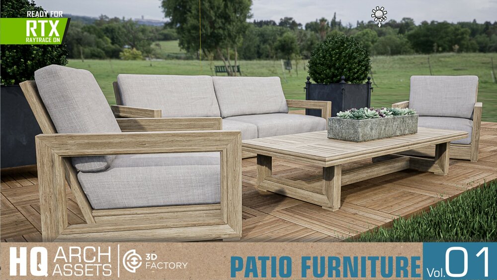 HQ Patio Furniture Vol.  1 