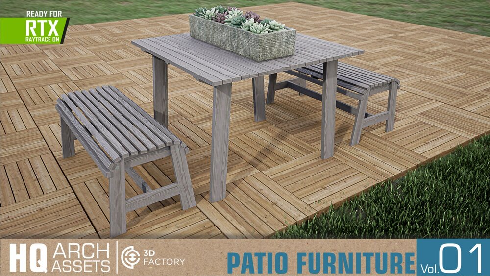 HQ Patio Furniture Vol.  1 