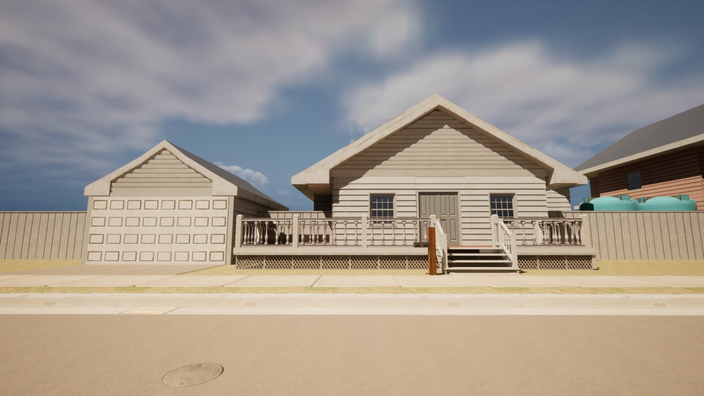 Suburban Environment Prop Pack (w/Interiors) 