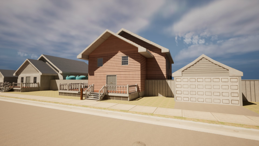 Suburban Environment Prop Pack (w/Interiors) 