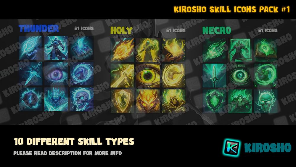 Kirosho Skill Icons Pack #1 