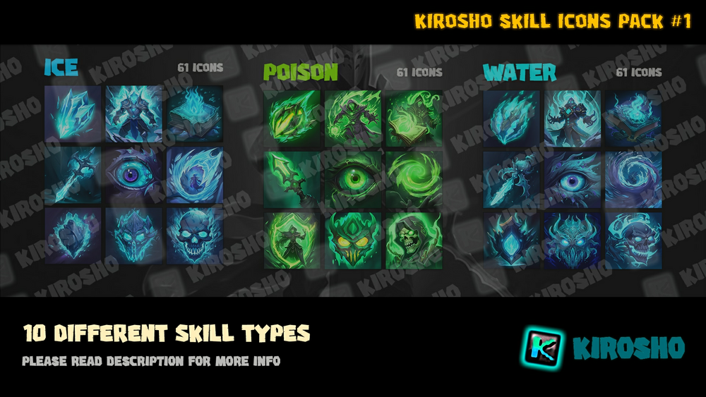 Kirosho Skill Icons Pack #1 