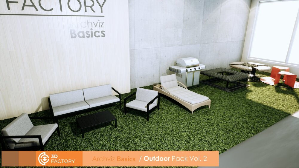 ArchViz Basics - Outdoor - Pack Vol.2 